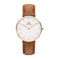 Daniel Wellington Classic 40 Durham Rose Gold & White Watch Watches Daniel Wellington 