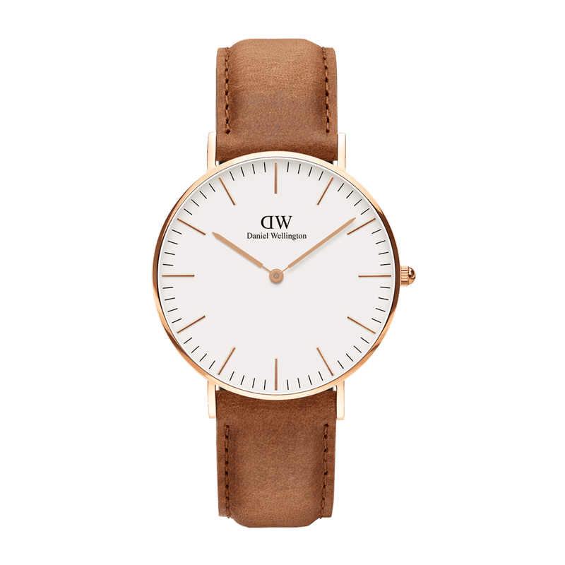Daniel Wellington Classic 40 Durham Rose Gold & White Watch Watches Daniel Wellington 