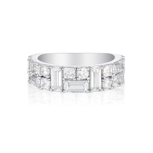 MOSAIC SILVER BAND - 5 Bevilles Jewellers 