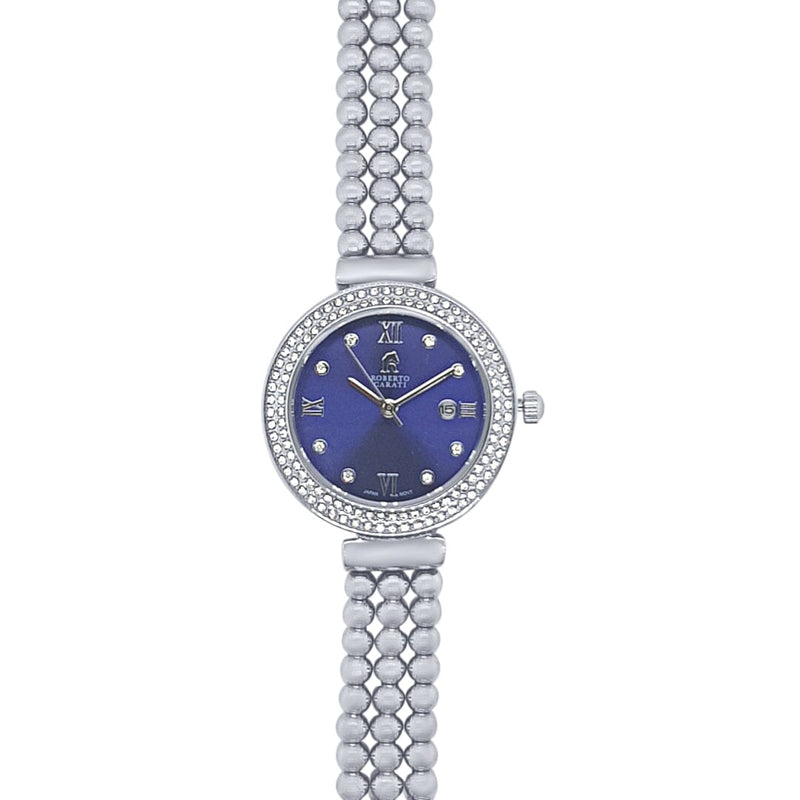 Roberto Carati Jubilee Silver and Blue Watch M9092-V4 Watches Roberto Carati 
