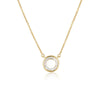 GEORGINI NOEL NIGHTS SLICED STONE NECKLACE GOLD Necklaces Georgini 