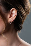GEORGINI RED CARPET ARIA EARRINGS ROSE GOLD Bevilles Jewellers 