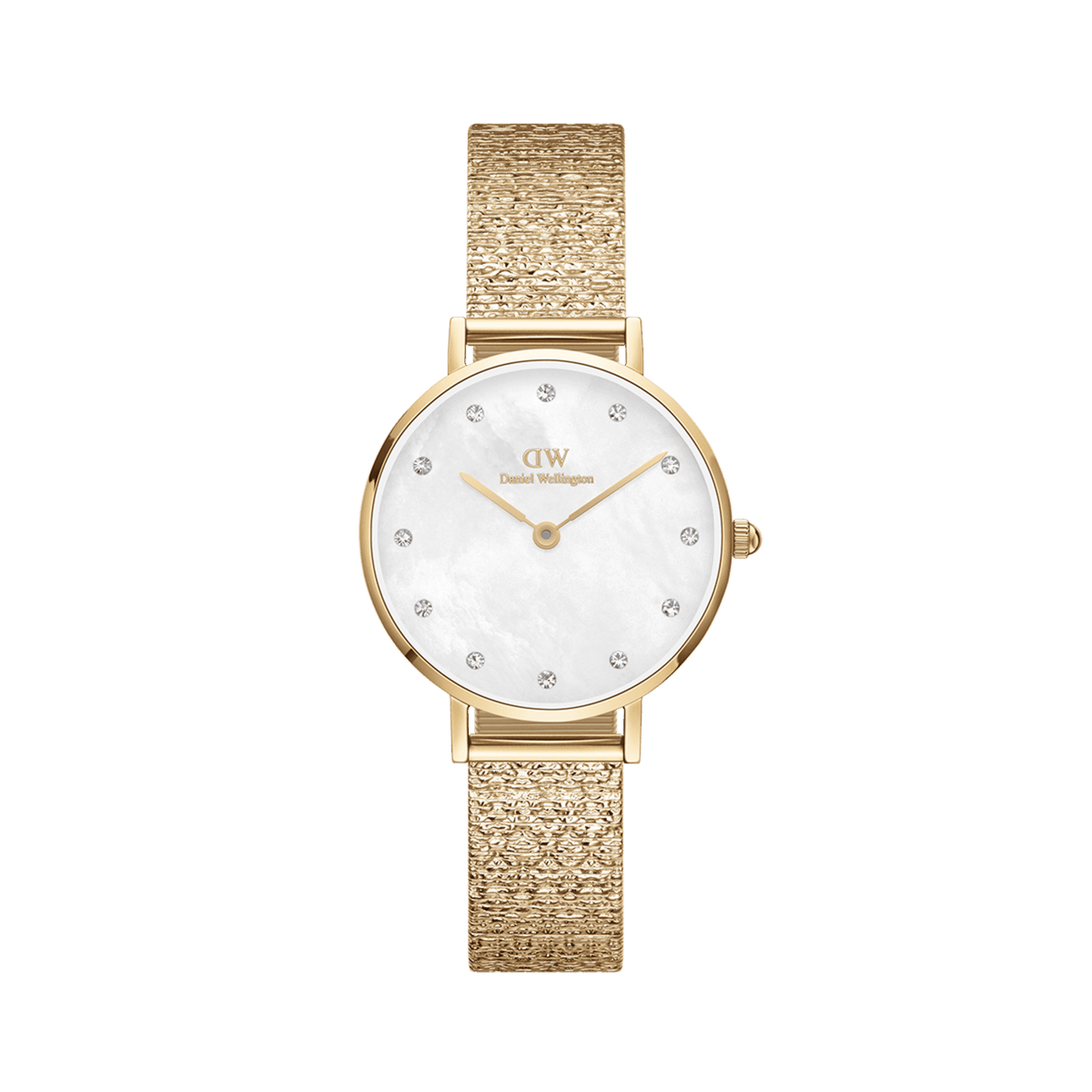 Daniel Wellington Petite 28 Lumine Gold Mother of Pearl White Watch Watches Daniel Wellington 