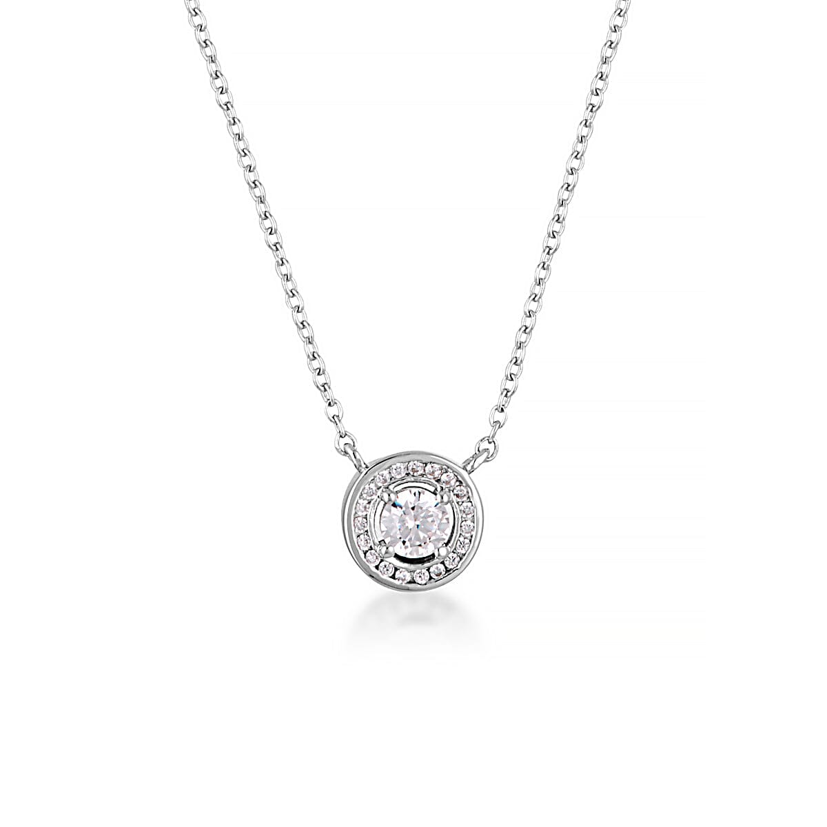 MILESTONE HALO PENDANT IN SILVER Bevilles Jewellers 