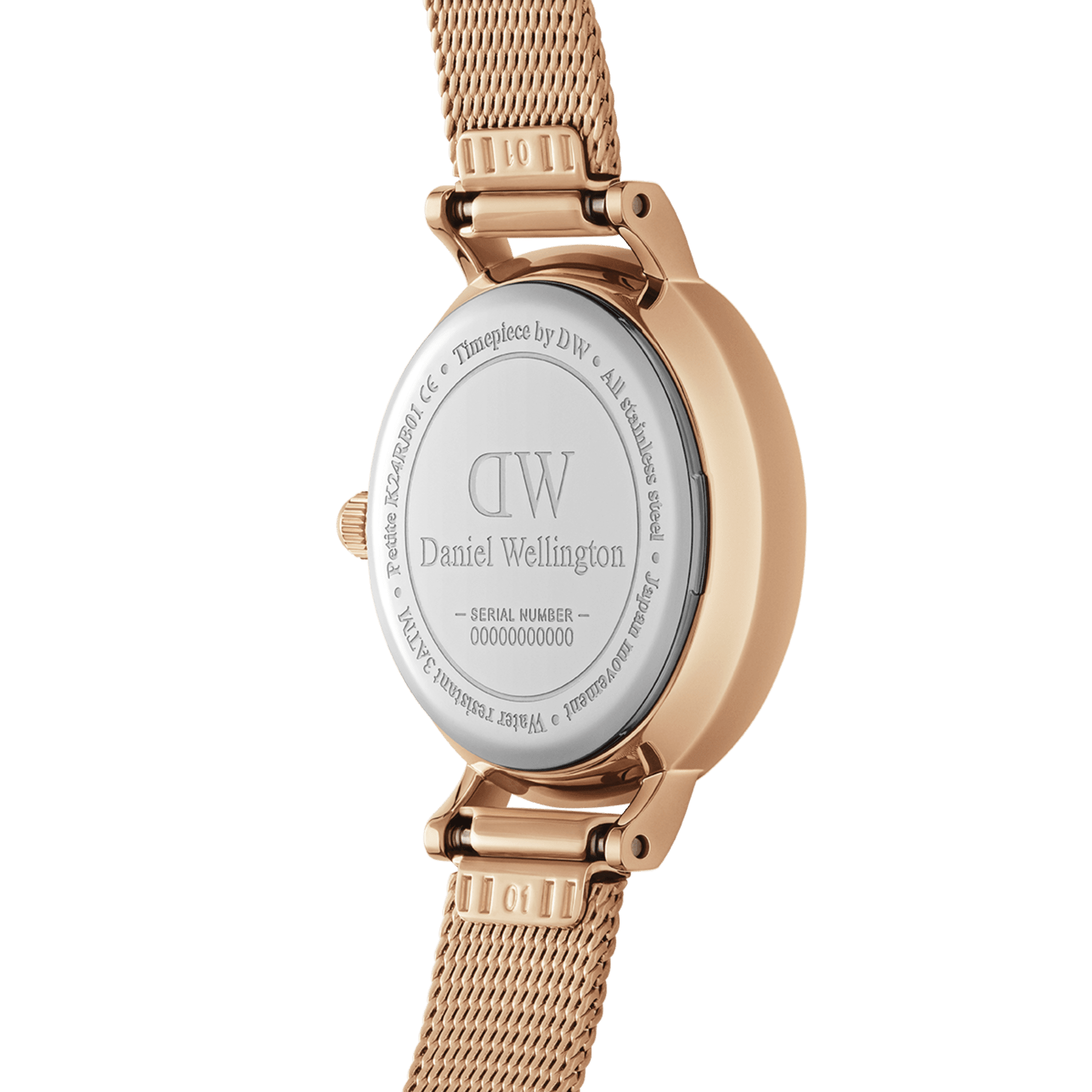 Daniel Wellington Petite 24 Pressed Melrose Rose Gold & White Watch Watches Daniel Wellington 
