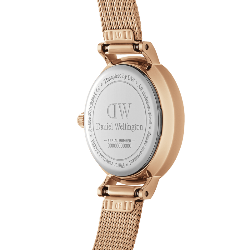 Daniel Wellington Petite 24 Pressed Melrose Rose Gold & White Watch Watches Daniel Wellington 