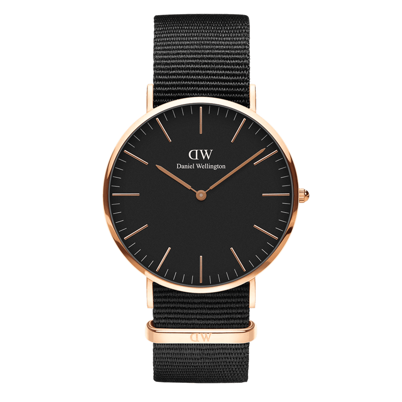 Daniel Wellington Classic 40 Cornwall Rose Gold & Black Watch Watches Daniel Wellington 