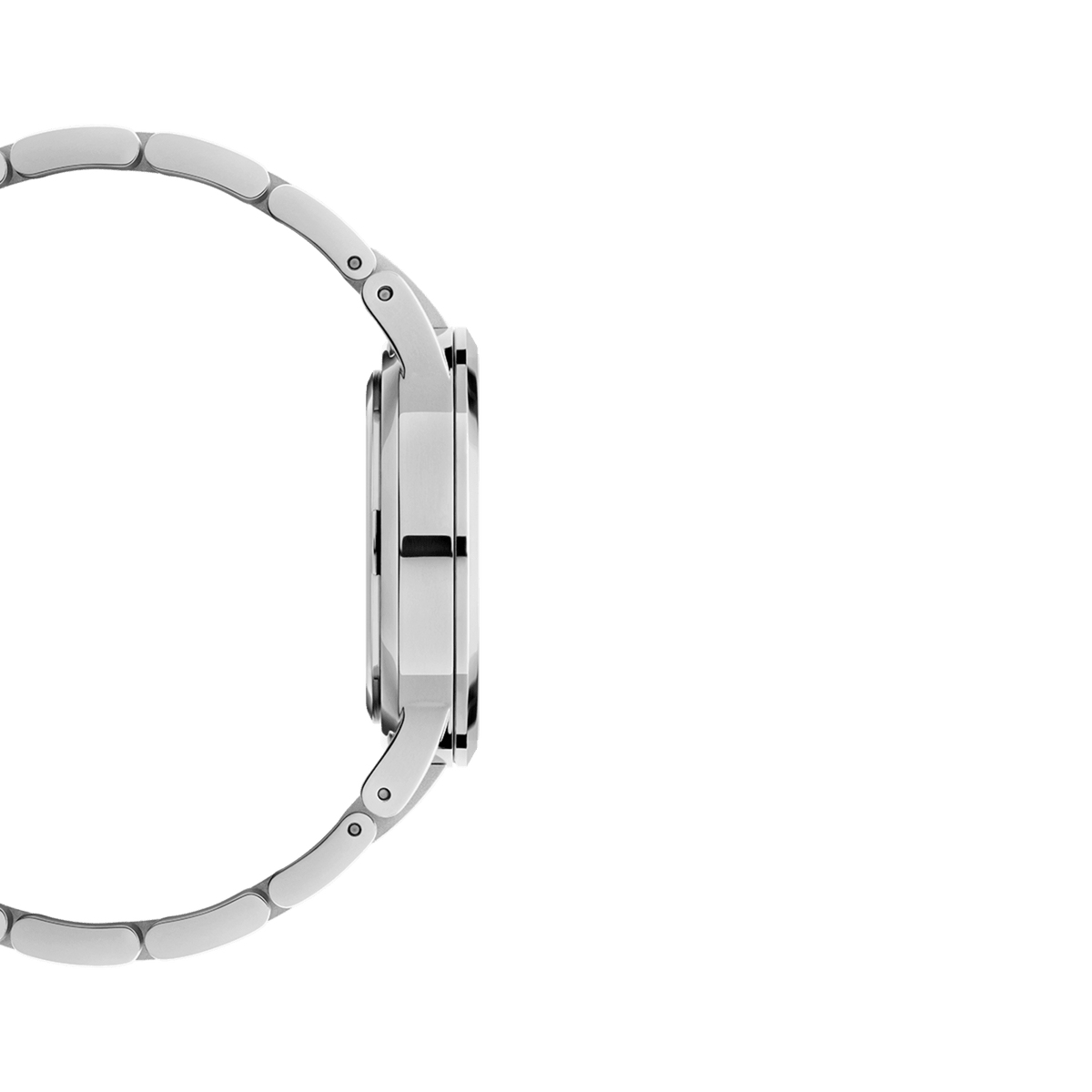 Daniel Wellington Iconic Link 36 Silver & Black Watch Watches Daniel Wellington 
