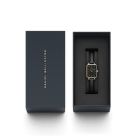 Daniel Wellington Quadro 20X26 Pressed Sheffield Gold & White Watch Watches Daniel Wellington 
