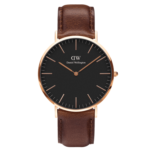 Daniel Wellington Classic 40 Bristol Rose Gold & Black Watch Watches Daniel Wellington 