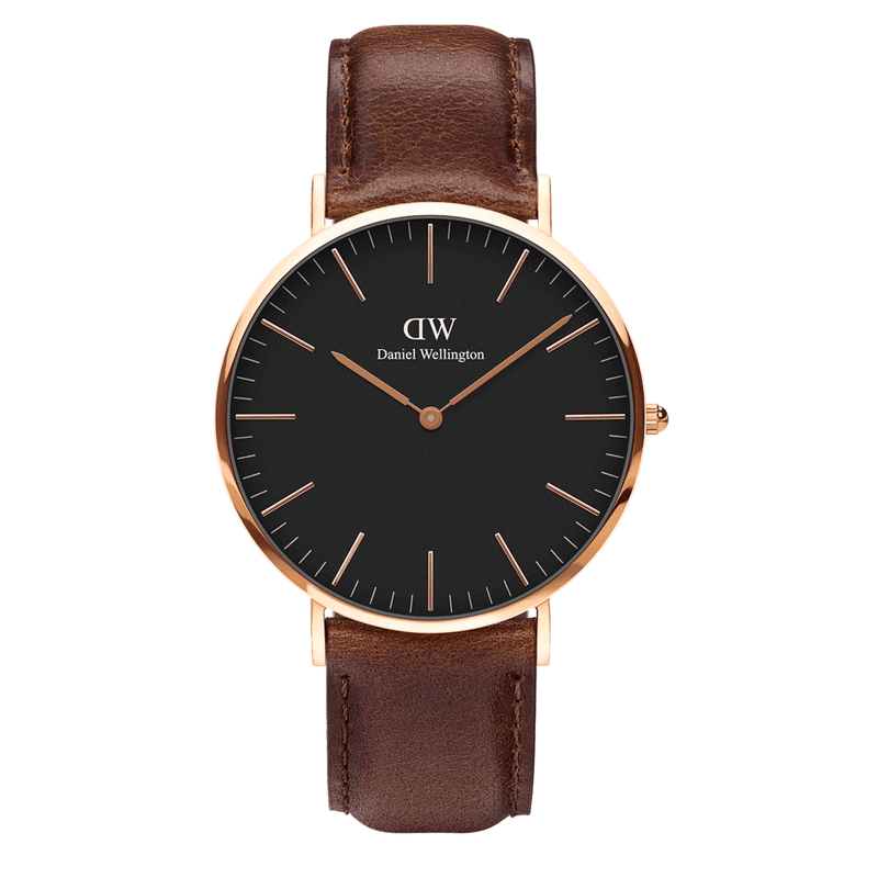 Daniel Wellington Classic 40 Bristol Rose Gold & Black Watch Watches Daniel Wellington 