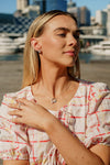 CHIC NOEL TOI ET MOI CIRCLE EARRINGS SILVER Bevilles Jewellers 