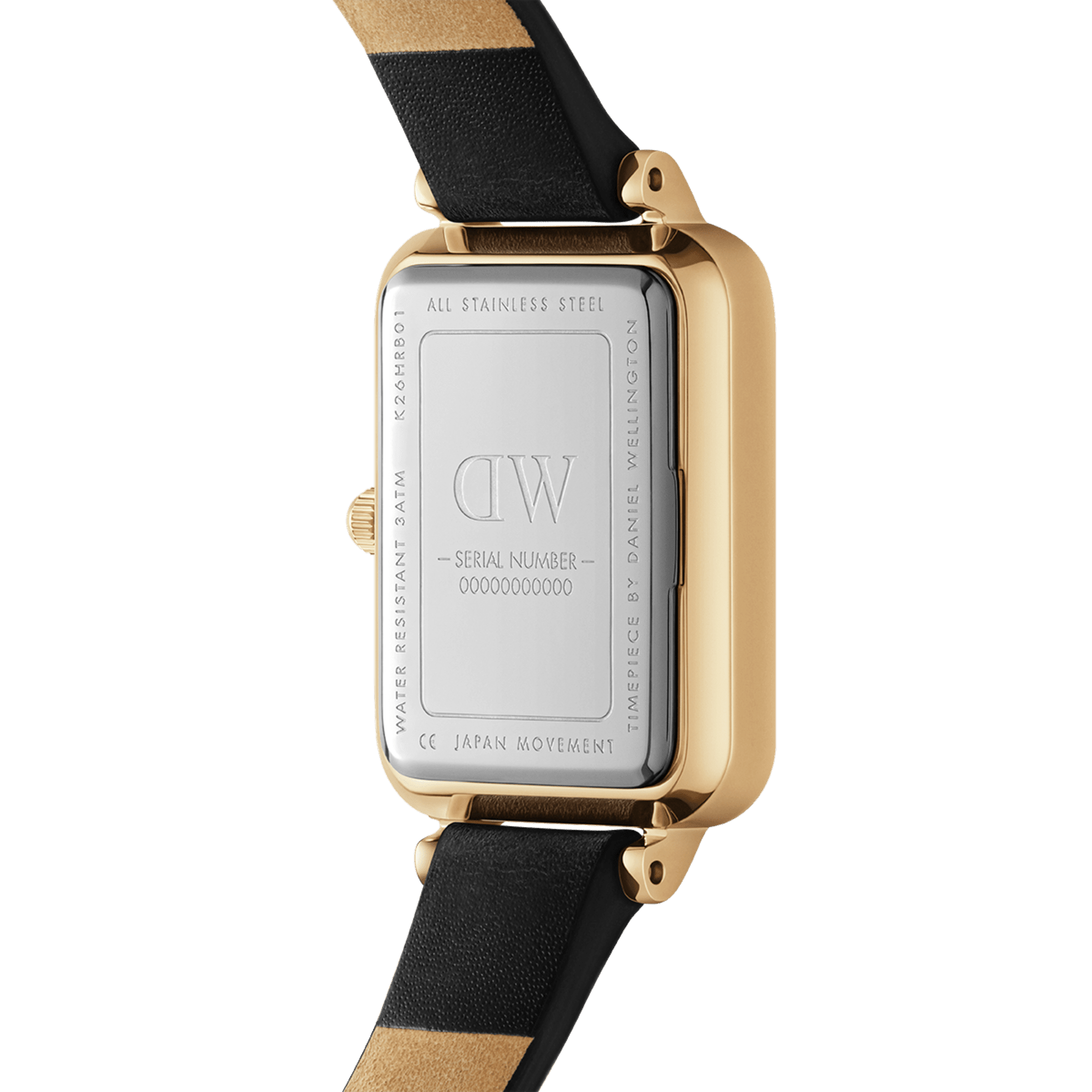 Daniel Wellington Quadro 20X26 Pressed Sheffield Gold & White Watch Watches Daniel Wellington 