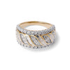 Fancy Dress Ring with 1/2ct of Diamonds in 9kt Yellow Gold Rings Bevilles 