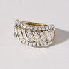 Fancy Dress Ring with 1/2ct of Diamonds in 9ct Yellow Gold Rings Bevilles 