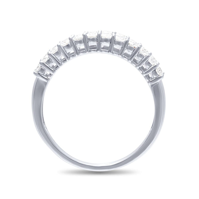 9ct White Gold RIng with 1.00ct of Diamonds Rings Bevilles 