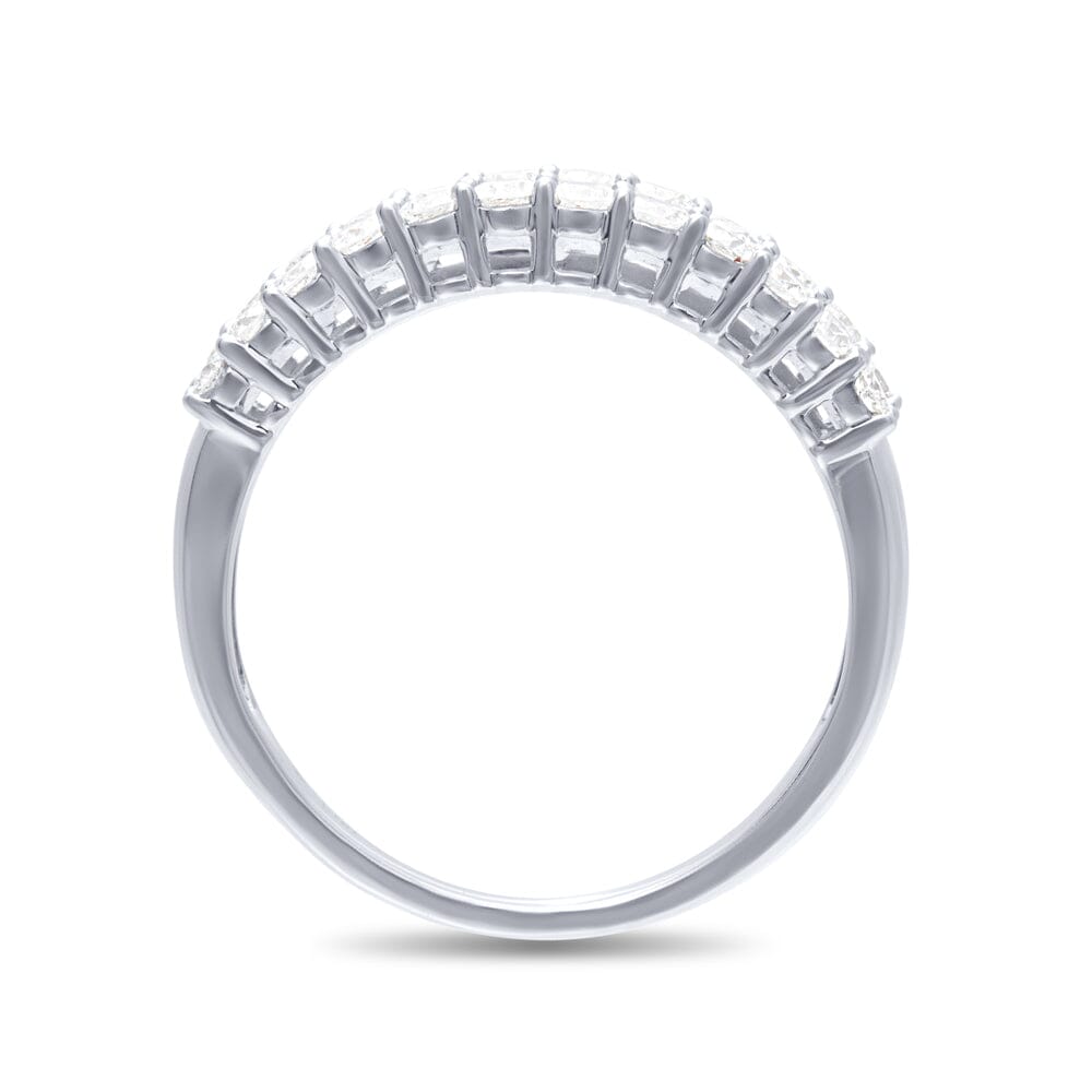 9ct White Gold RIng with 1.00ct of Diamonds Rings Bevilles 