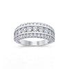 Brilliant Dress Ring with 1.00ct of Diamonds in 10ct White Gold Rings Bevilles 