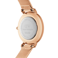 Daniel Wellington Petite 28 Lumine Rose Gold Mother of Pearl Black Watch Watches Daniel Wellington 