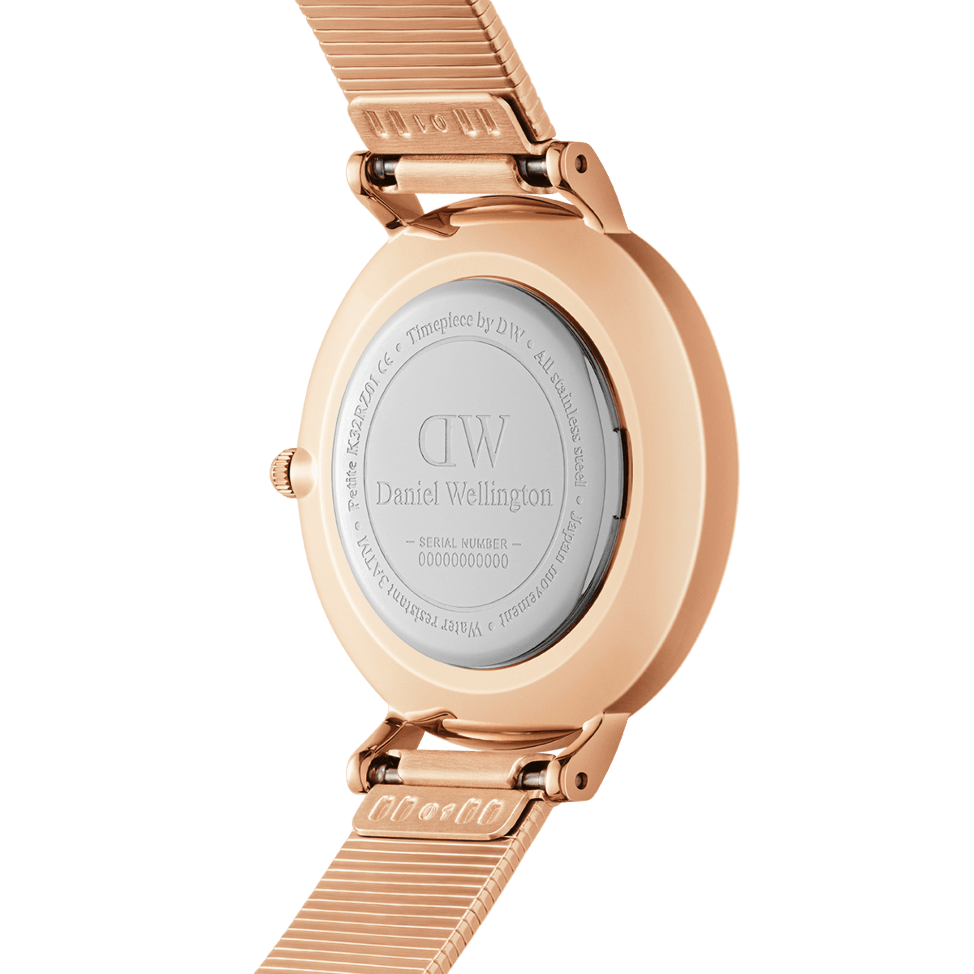 Daniel Wellington Petite 28 Lumine Rose Gold Mother of Pearl Black Watch Watches Daniel Wellington 