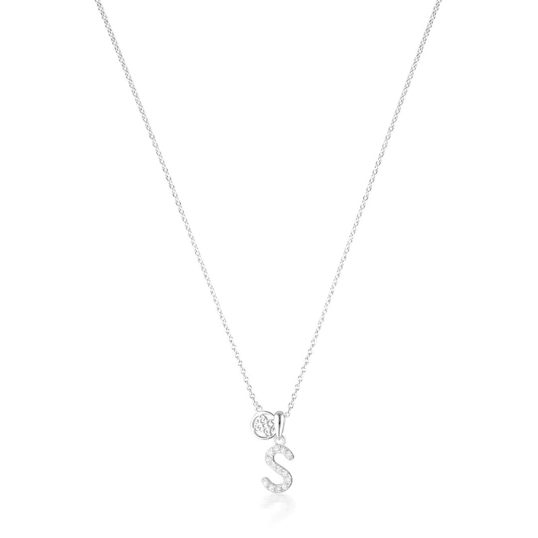 LUXURY LETTERS S INITIAL PENDANT SILVER Pendants Georgini 