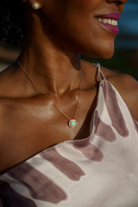 OPAL GLOW MARRINAWI WHITE CREATED OPAL PENDANT GOLD Bevilles Jewellers 