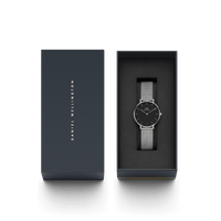 Daniel Wellington Petite 32 Silver & Black Watch Watches Daniel Wellington 