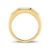 Men's Ring with 0.75ct of Diamonds in 9ct Yellow Gold Rings Bevilles 