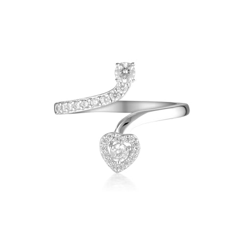 SIGNATURE SEALED WITH A KISS RING SILVER - 10 Bevilles Jewellers 