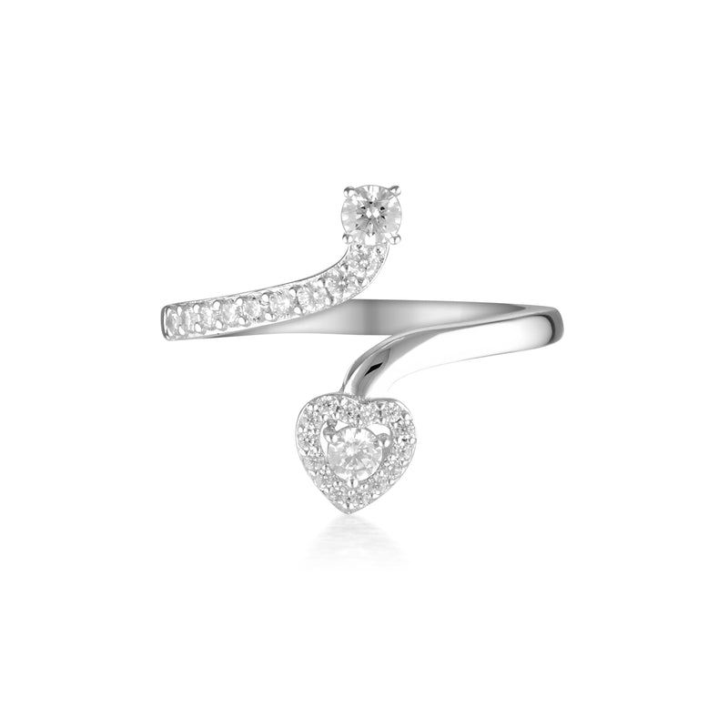 SIGNATURE SEALED WITH A KISS RING SILVER - 5 Bevilles Jewellers 