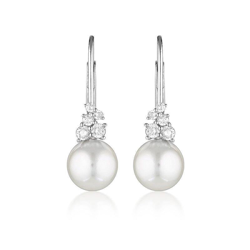 GEORGINI RED CARPET GOVENORS EARRINGS SILVER Bevilles Jewellers 