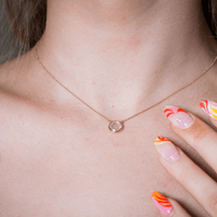 GEORGINI NOEL NIGHTS SLICED STONE NECKLACE GOLD Necklaces Georgini 