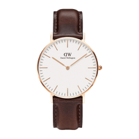 Daniel Wellington Classic 40 Bristol Rose Gold & White Watch Watches Daniel Wellington 
