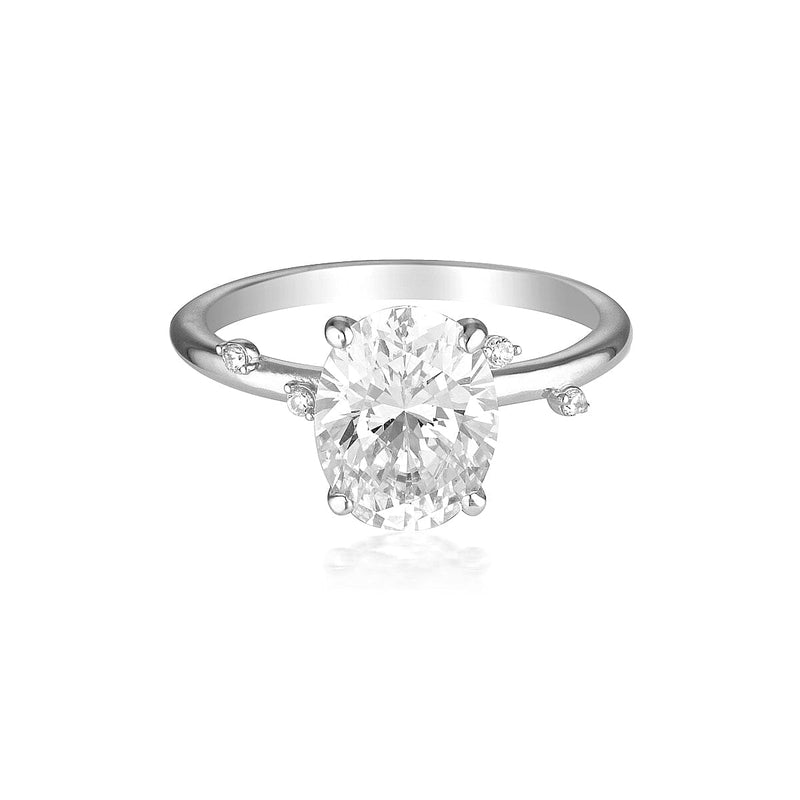 GEORGINI AURORA SOUTHERN LIGHTS RING SILVER Bevilles Jewellers 