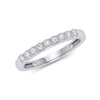 9ct White Gold 0.12ct Diamond Eternity Ring Rings Bevilles 