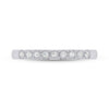 9ct White Gold 0.12ct Diamond Eternity Ring Rings Bevilles 