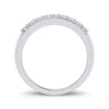 9ct White Gold 0.12ct Diamond Eternity Ring Rings Bevilles 