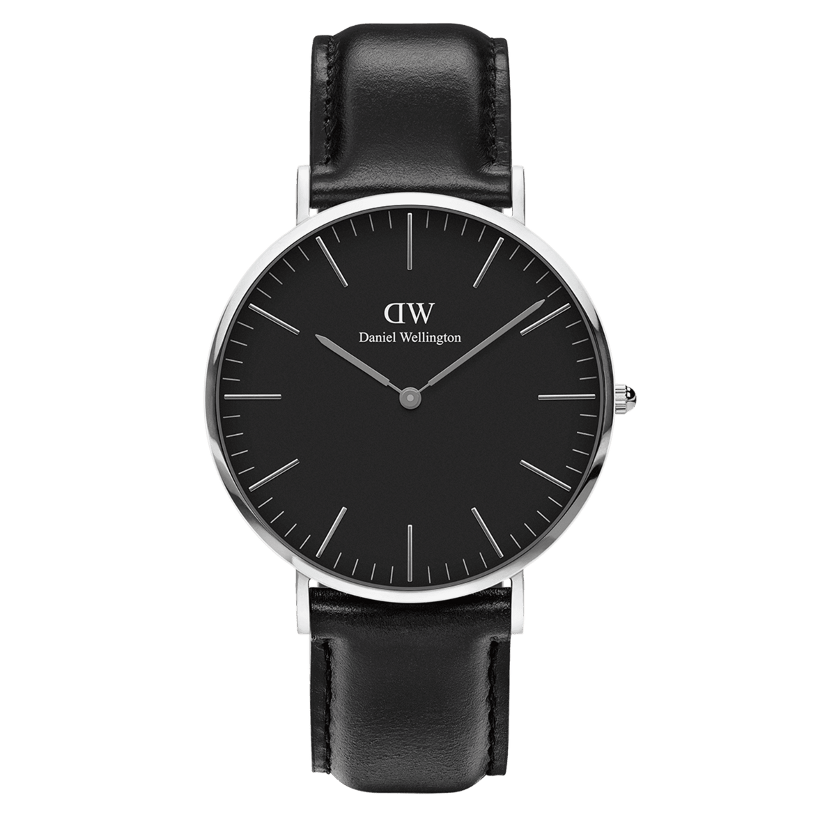 Daniel Wellington Classic 40 Sheffield Silver & Black Watch Watches Daniel Wellington 