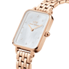 Daniel Wellington Quadro Lumine 20x26 5-Link Rose Gold & Mother of Pearl White Watch Watches Daniel Wellington 