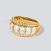 Oval Ring with 3.00ct of Laboratory Grown Diamonds in 9ct Yellow Gold Bevilles Jewellers 