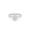 Oval Ring with 1.50ct of Laboratory Grown Diamonds in 9ct White Gold Bevilles 
