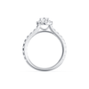 Oval Ring with 1.50ct of Laboratory Grown Diamonds in 9ct White Gold Bevilles 