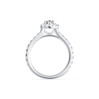 Pear Ring with 1.50ct of Laboratory Grown Diamonds in 9ct White Gold Bevilles 