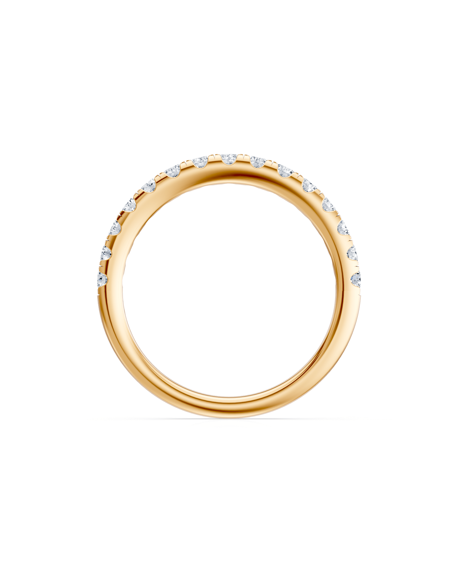 Anniversary Ring with 1/2ct of Laboratory Grown Diamonds in 18kt White Gold Rings Bevilles 