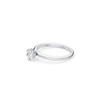 1/2ct Laboratory Grown Diamond Solitaire Ring in 18ct White Gold Bevilles 
