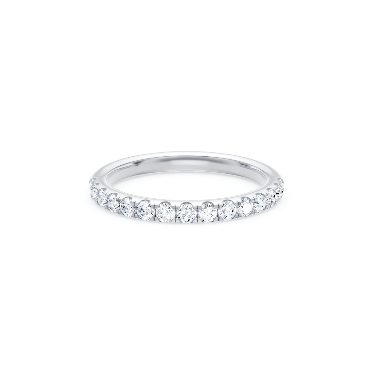 Anniversary Ring with 1/2ct of Laboratory Grown Diamonds in 18ct White Gold Bevilles 