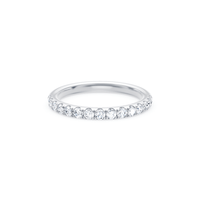 Anniversary Ring with 1/2ct of Laboratory Grown Diamonds in 18ct White Gold Bevilles 