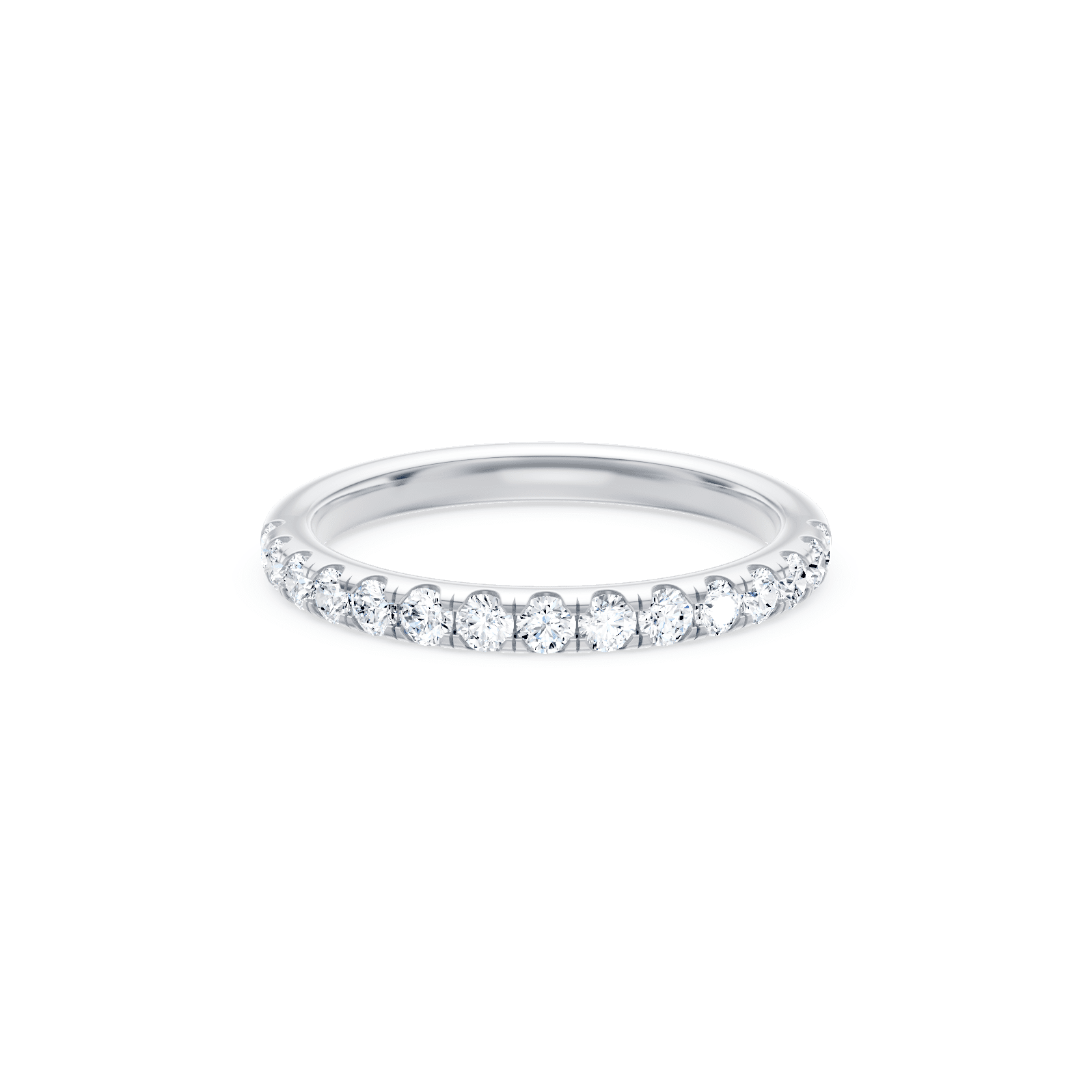 Anniversary Ring with 1/2ct of Laboratory Grown Diamonds in 18ct White Gold Bevilles 