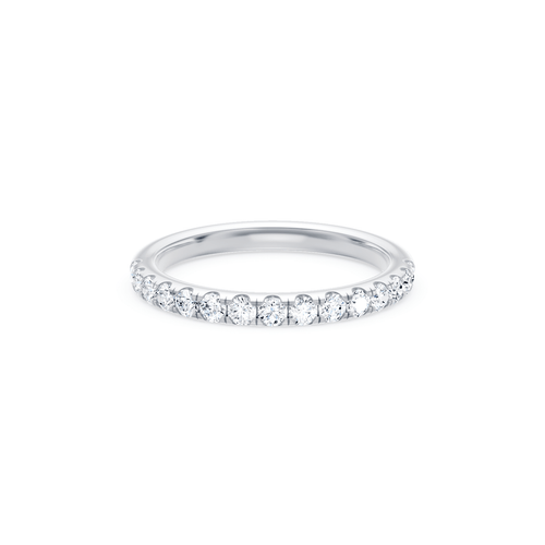 Anniversary Ring with 1/2ct of Laboratory Grown Diamonds in 18ct White Gold Bevilles 