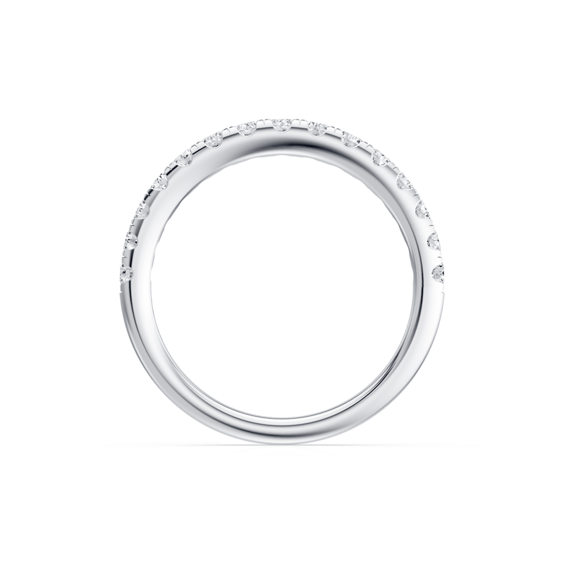Anniversary Ring with 1/2ct of Laboratory Grown Diamonds in 18ct White Gold Bevilles 